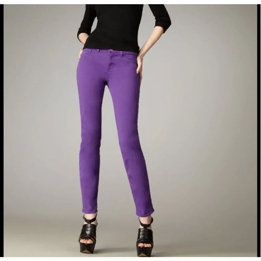 J Brand super skinny hyacinth purple luxe 29 jeans